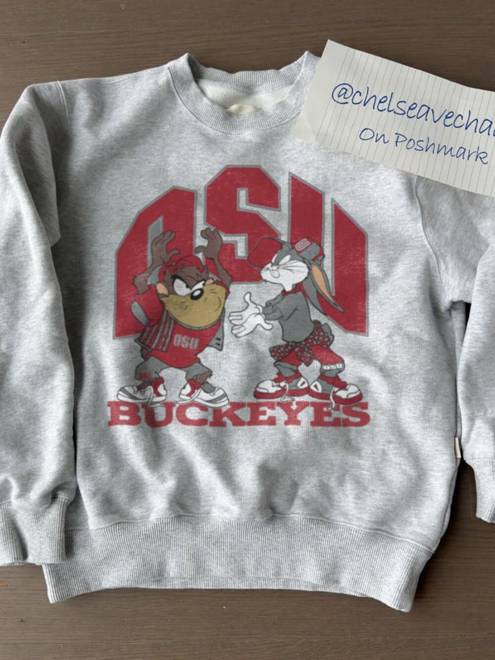 Vintage Ohio State Buckeyes Looney Tunes Football Sweater, Ohio State University